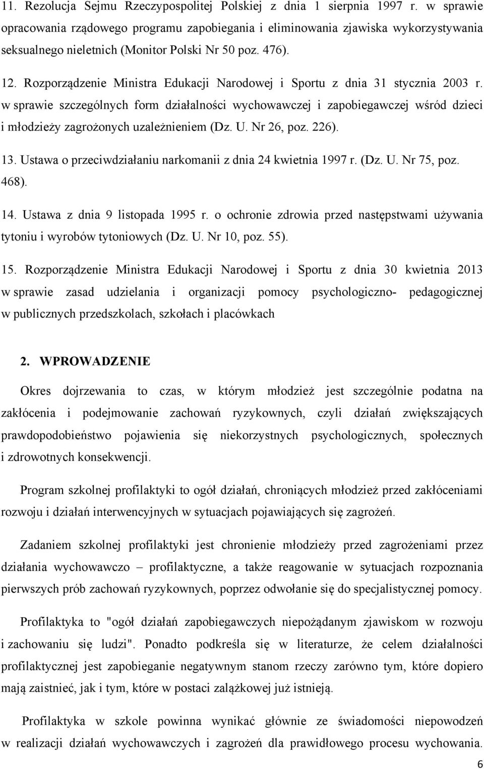 Rozporządzenie Ministra Edukacji Narodowej i Sportu z dnia 31 stycznia 2003 r.