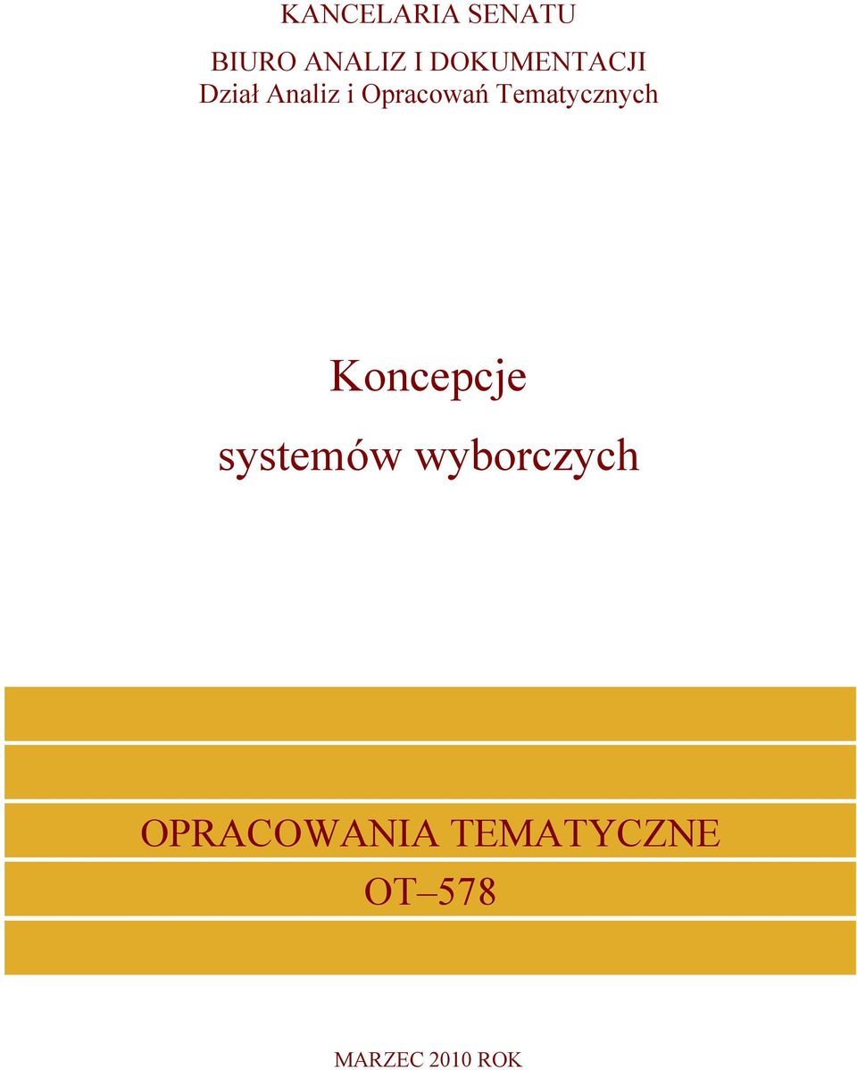 Tematycznych Koncepcje systemów