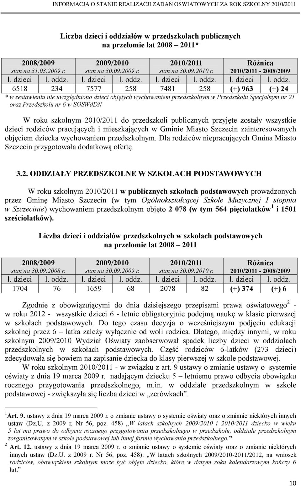 l. dzieci l. oddz.