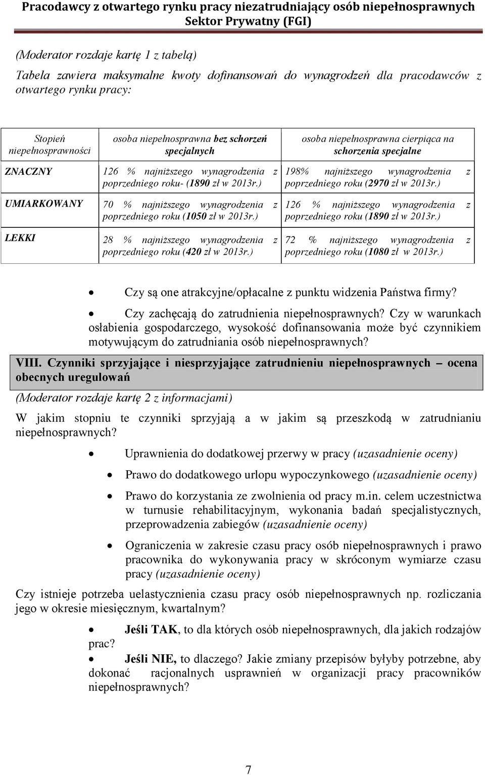 ) osoba niepełnosprawna cierpiąca na schorzenia specjalne 198% najniższego wynagrodzenia z poprzedniego roku (2970 zł w 2013r.