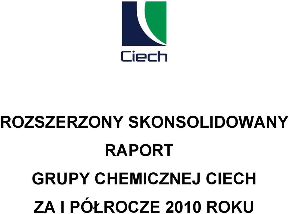 RAPORT GRUPY
