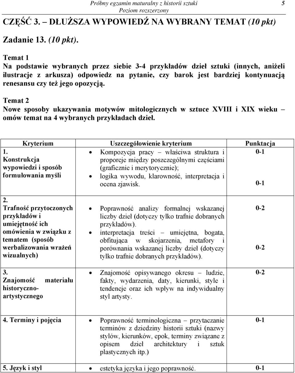 Temat 1 Na podstawie wybranych przez siebie 3-4 przykładów dzieł sztuki (innych, aniżeli ilustracje z arkusza) odpowiedz na pytanie, czy barok jest bardziej kontynuacją renesansu czy też jego