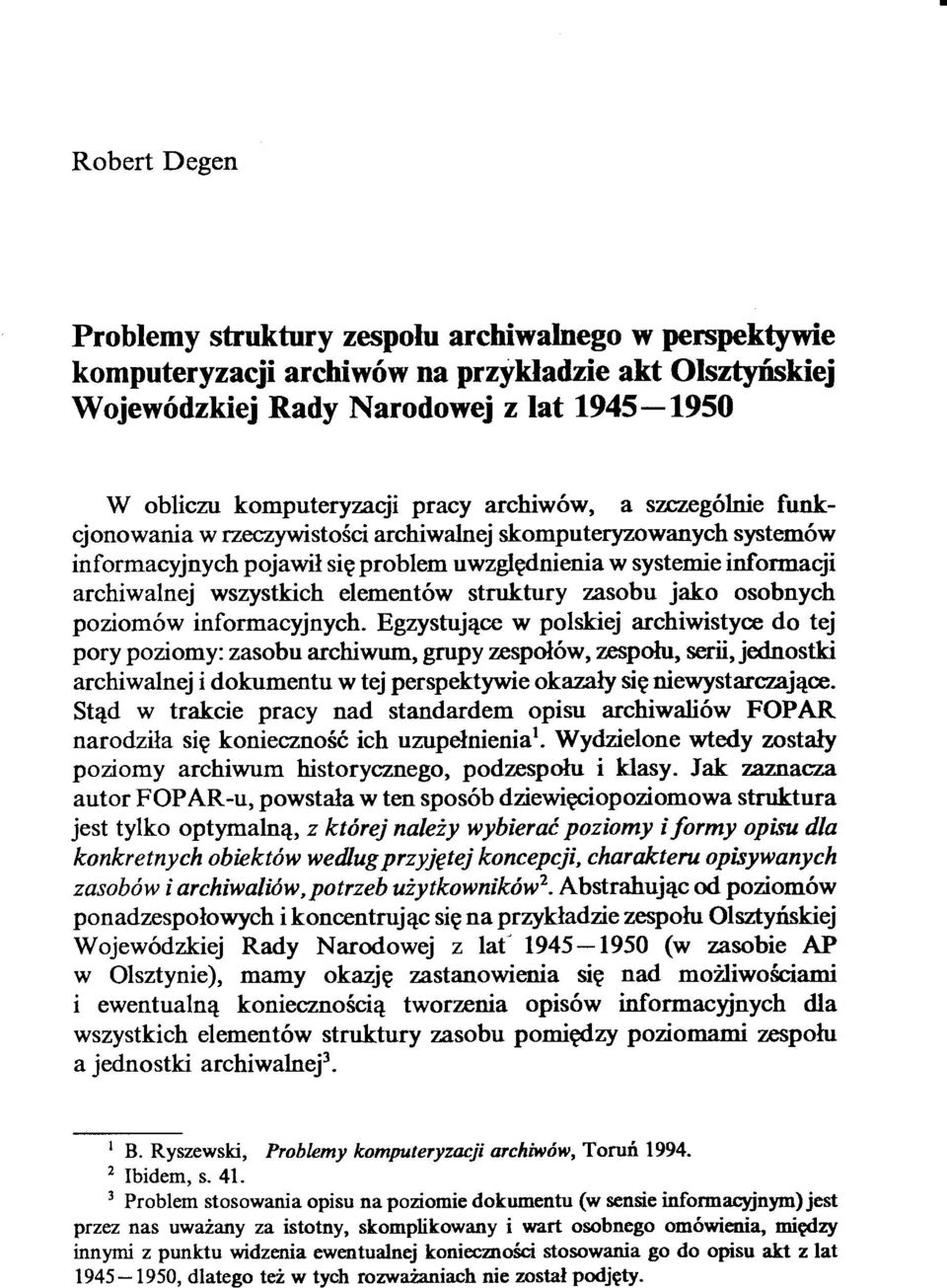 struktury zasobu jako osobnych poziomów informacyjnych.