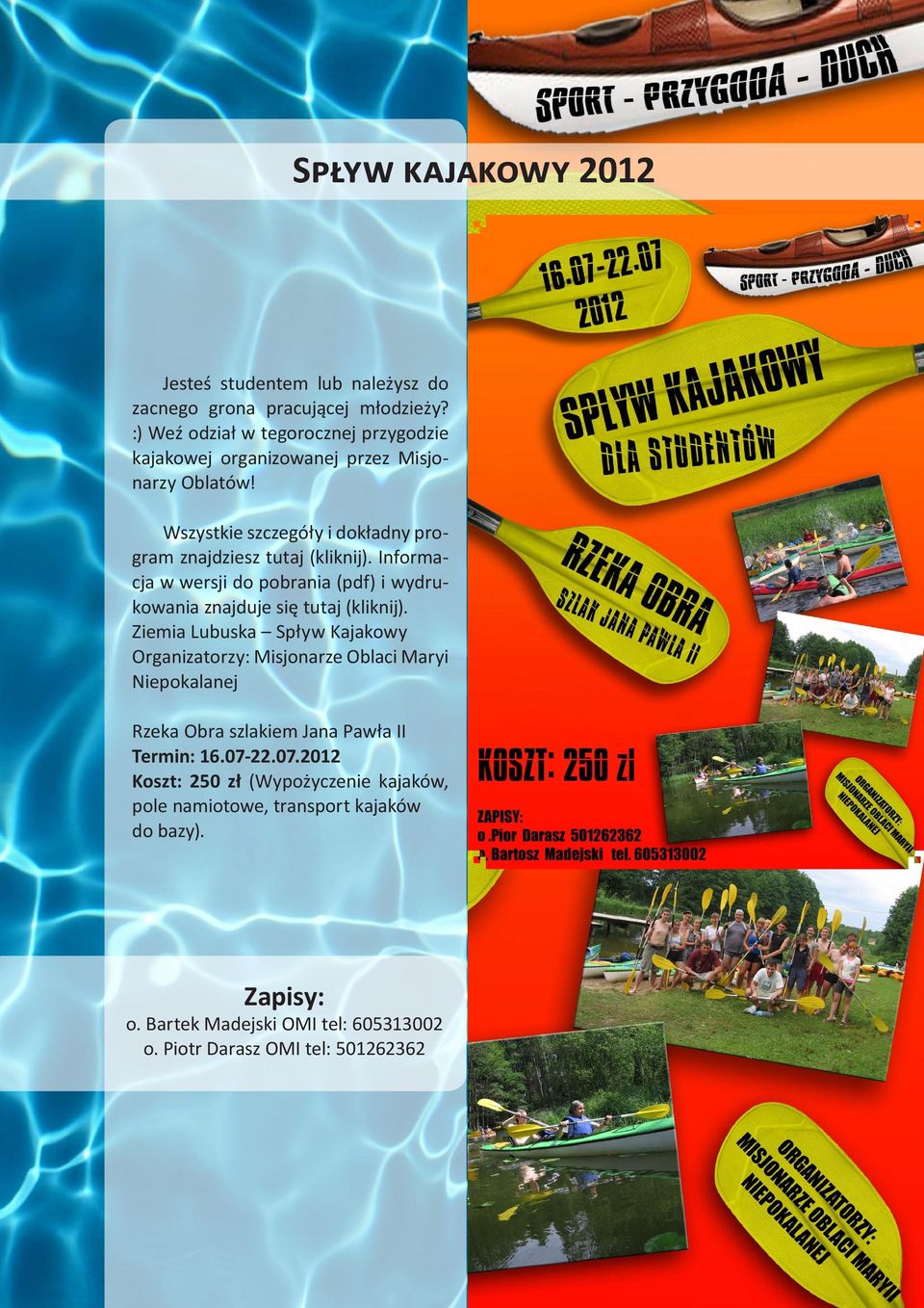 Informacja w wersji do pobrania (pdf) i wydrukowania znajduje się tutaj (kliknij).