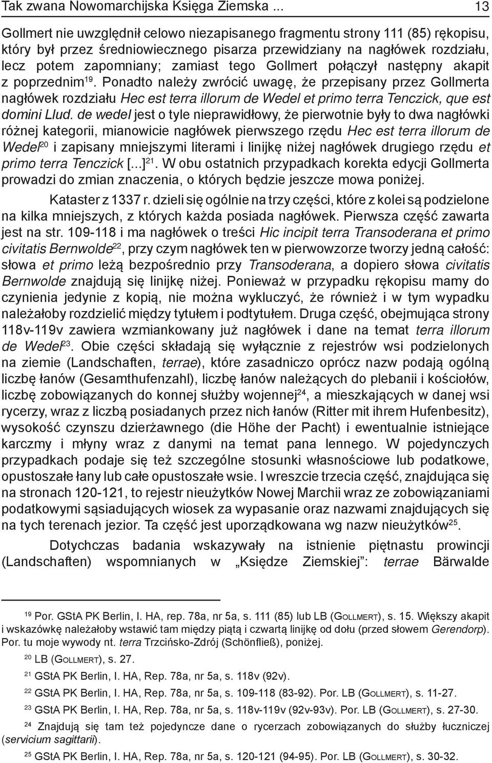 Gollmert połączył następny akapit z poprzednim 19.