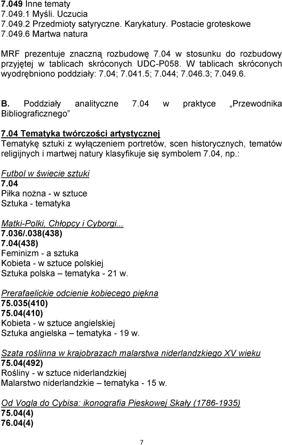 04 w praktyce Przewodnika Bibliograficznego 7.