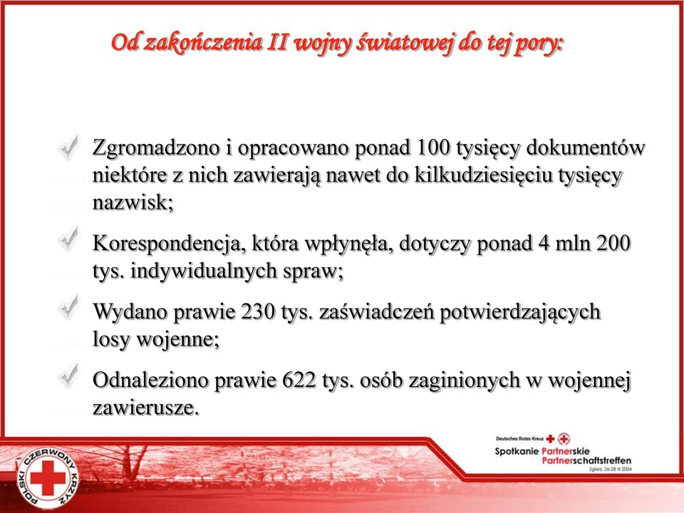 ..nazwisk; Korespondencja, która wpłynęła, dotyczy ponad 4 mln 200...tys.