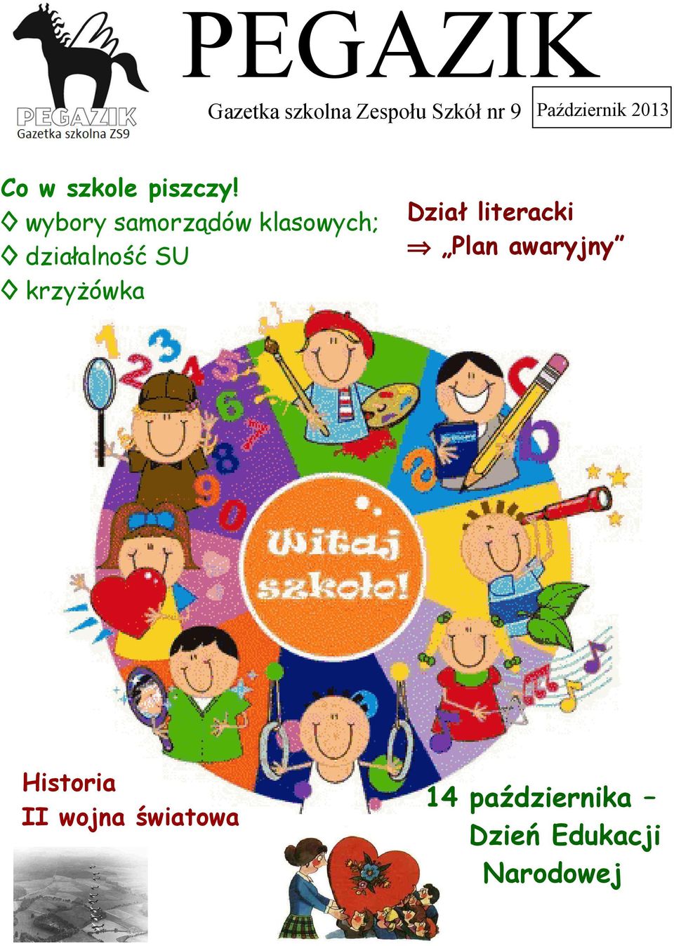 wybory samorządów klasowych; działalność SU krzyżówka