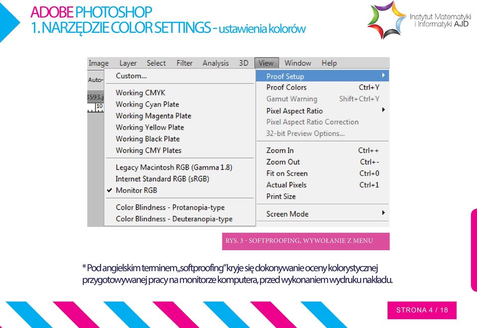 softproofing kryje się dokonywanie oceny kolorystycznej