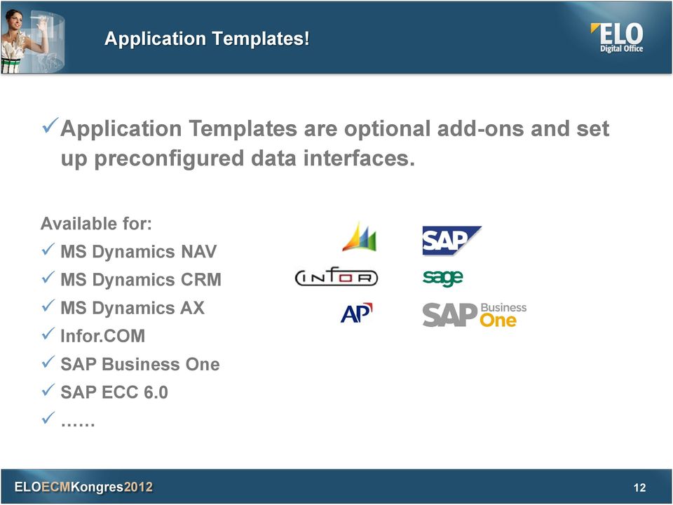 up preconfigured data interfaces.