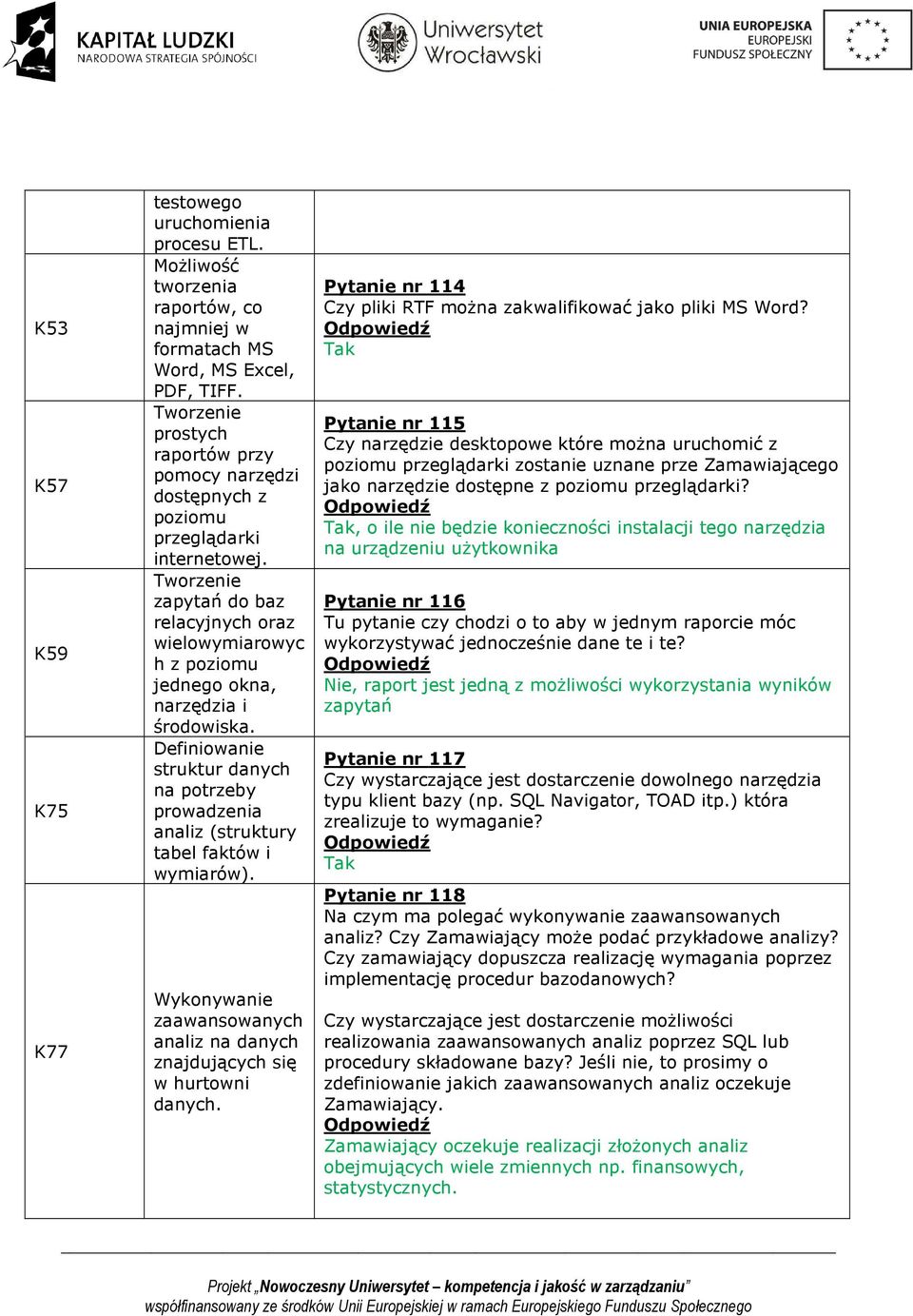 Tworzenie zapytań do baz relacyjnych oraz wielowymiarowyc h z poziomu jednego okna, narzędzia i środowiska.