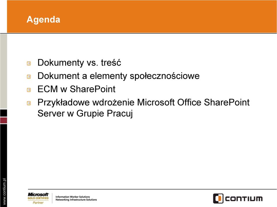 społecznościowe ECM w SharePoint
