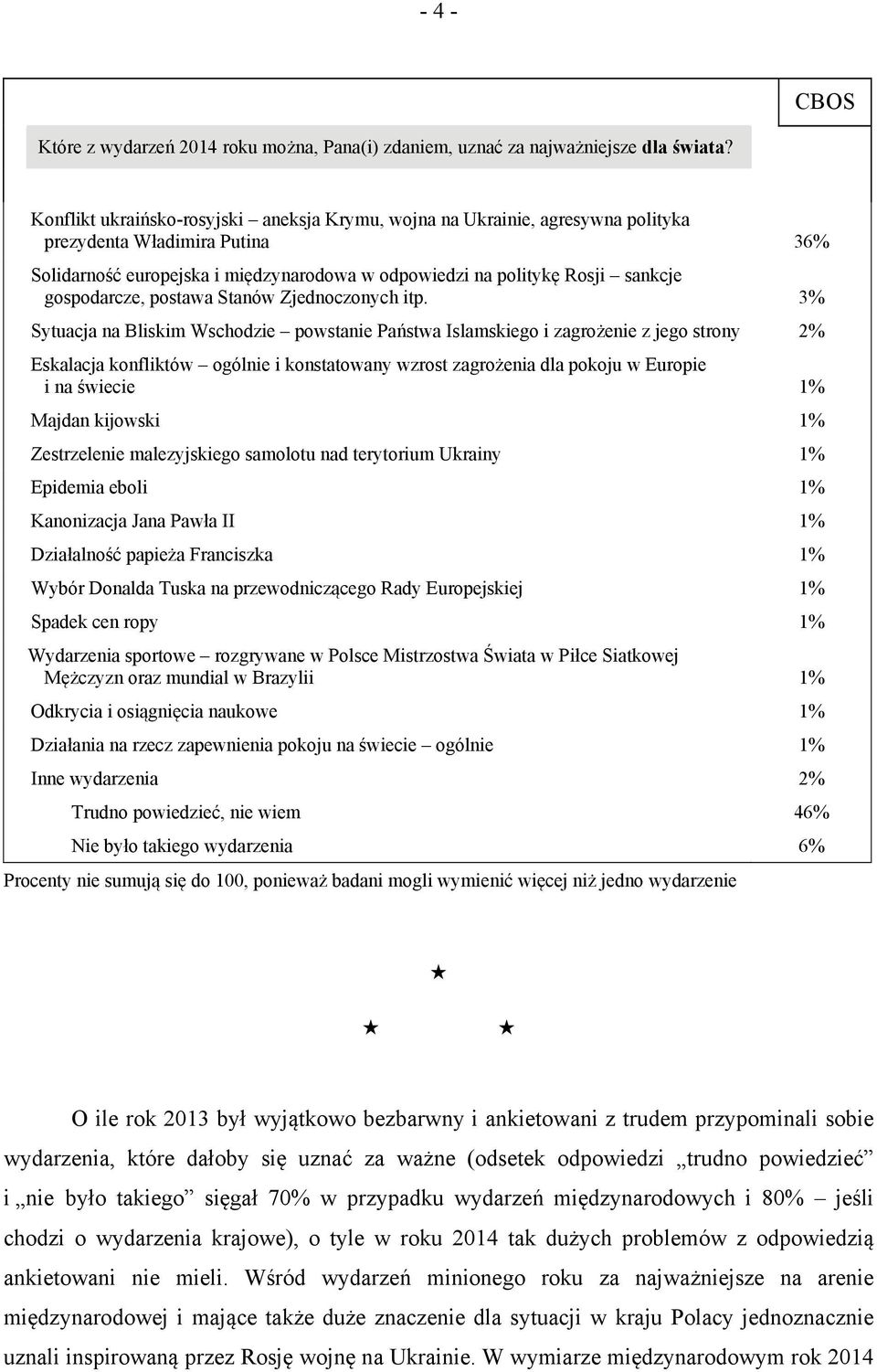 gospodarcze, postawa Stanów Zjednoczonych itp.