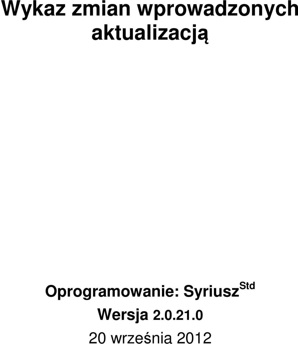 aktualizacją