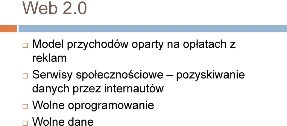 opłatach z reklam Serwisy