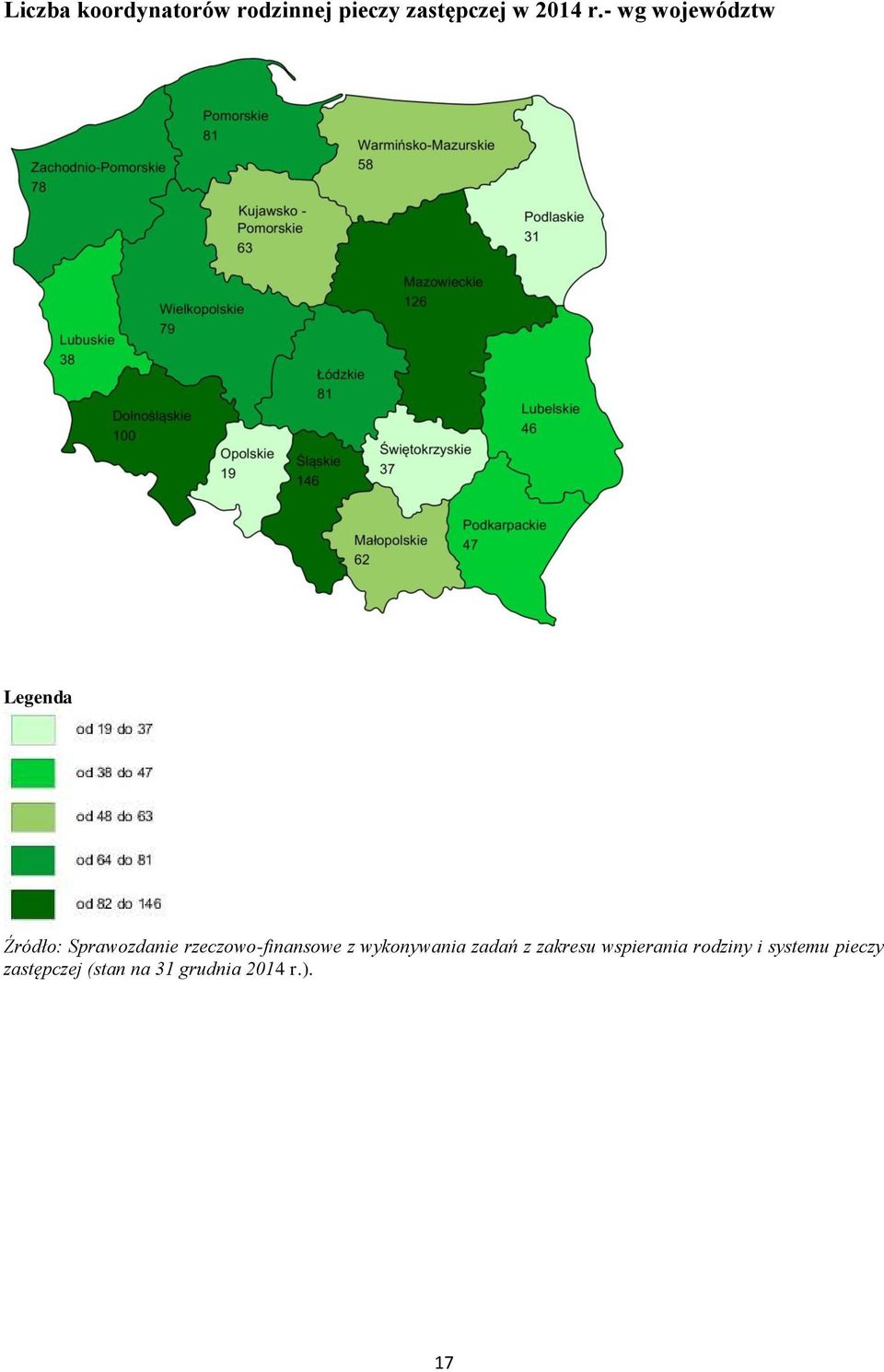 rzeczowo-finansowe z wykonywania zadań z zakresu