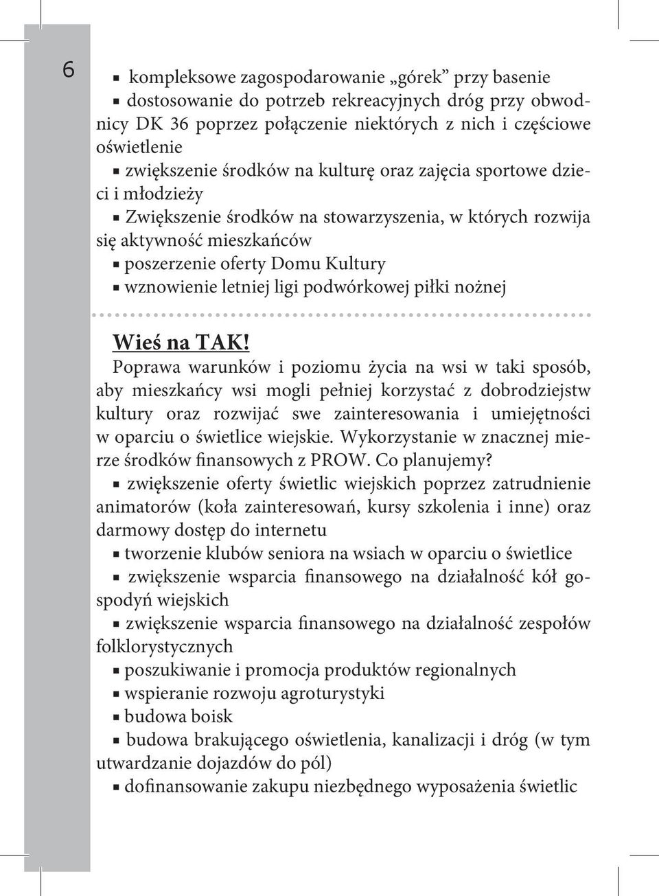 piłki nożnej Wieś na TAK!