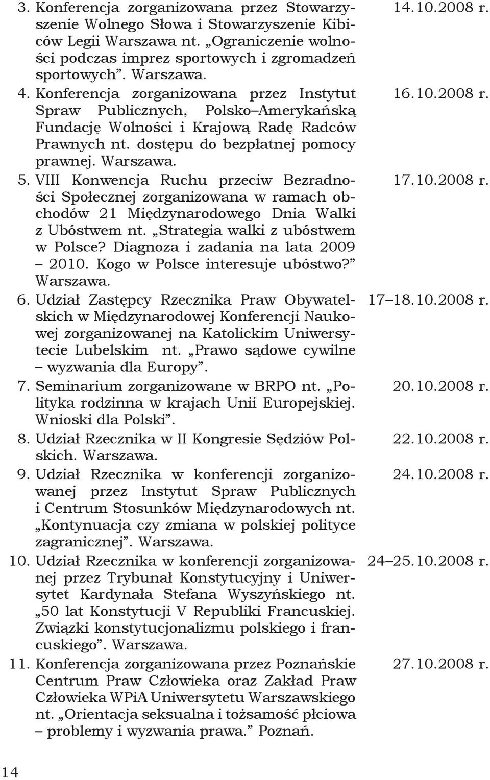 VIII Konwencja Ruchu przeciw Bezradności Społecznej zorganizowana w ramach obchodów 21 Międzynarodowego Dnia Walki z Ubóstwem nt. Strategia walki z ubóstwem w Polsce?