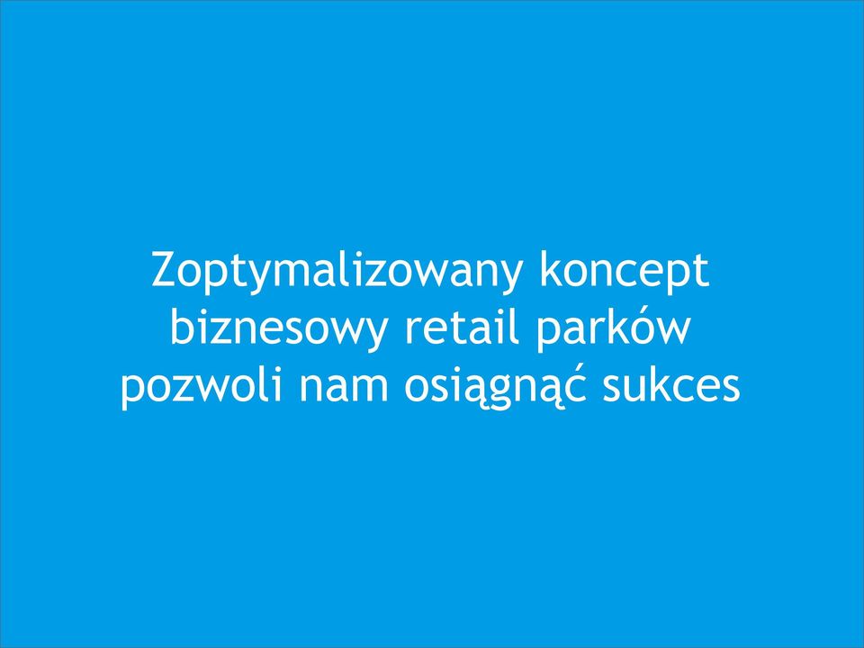 retail parków