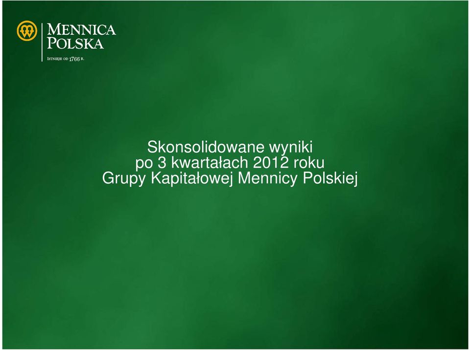 kwartałach 2012 roku