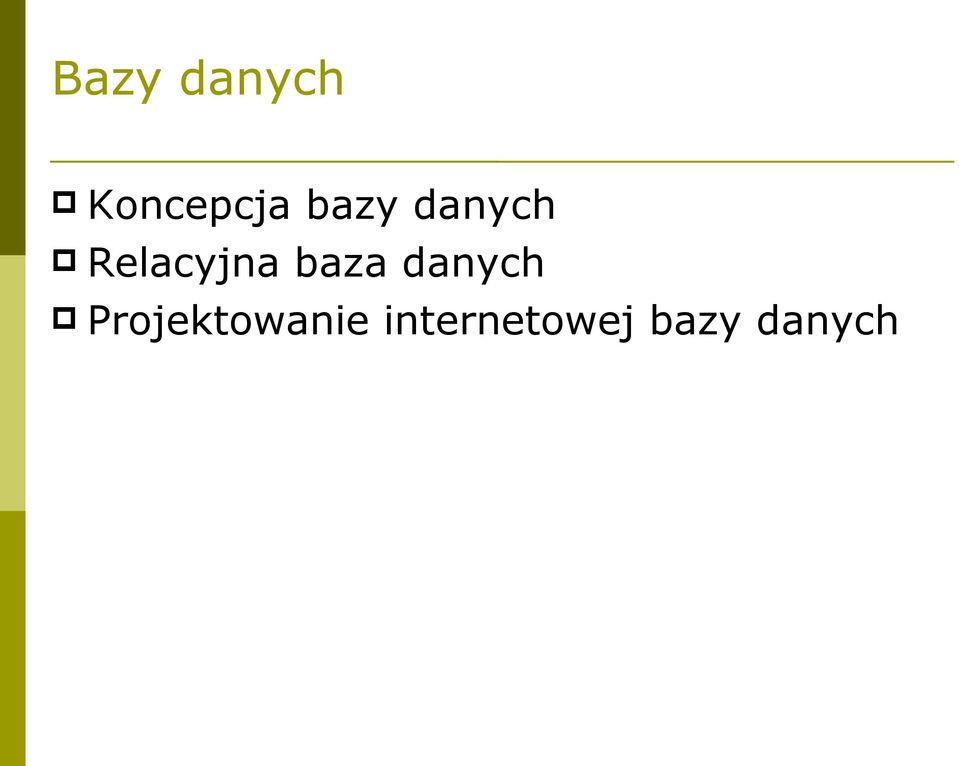 baza danych