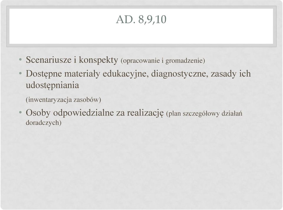 diagnostyczne, zasady ich udostępniania (inwentaryzacja