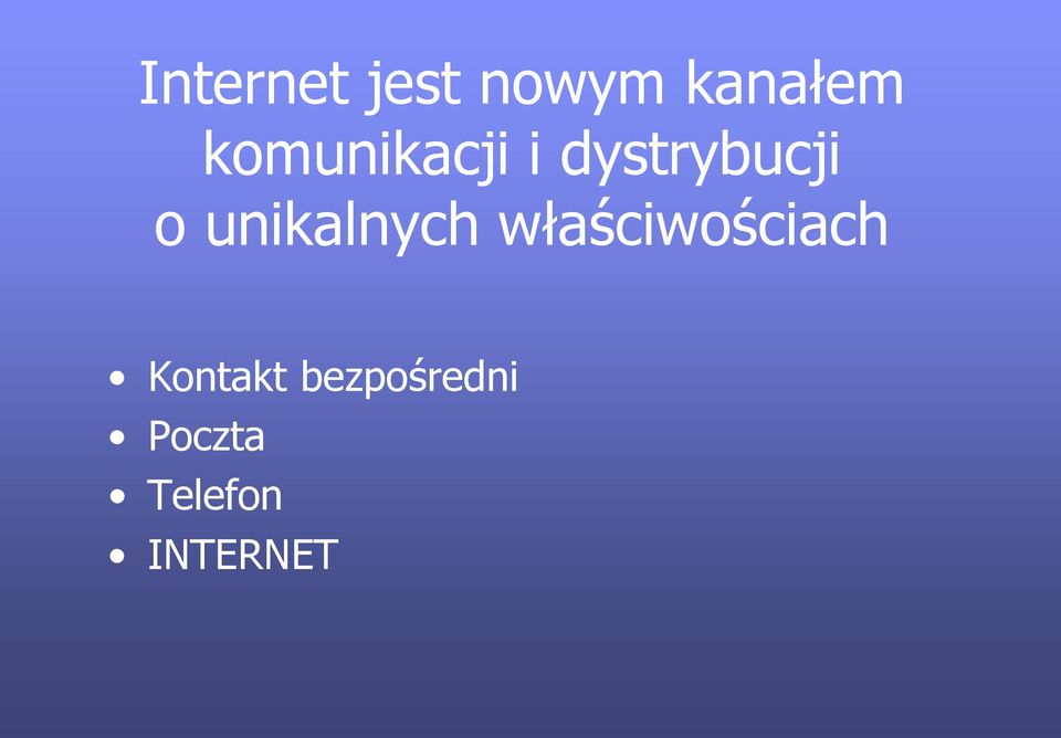 unikalnych właściwościach