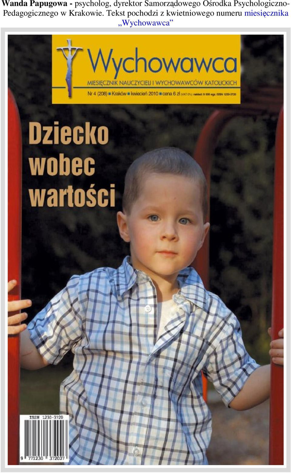 Pedagogicznego w Krakowie.