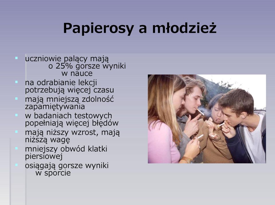 zapamiętywania w badaniach testowych popełniają więcej błędów mają niższy