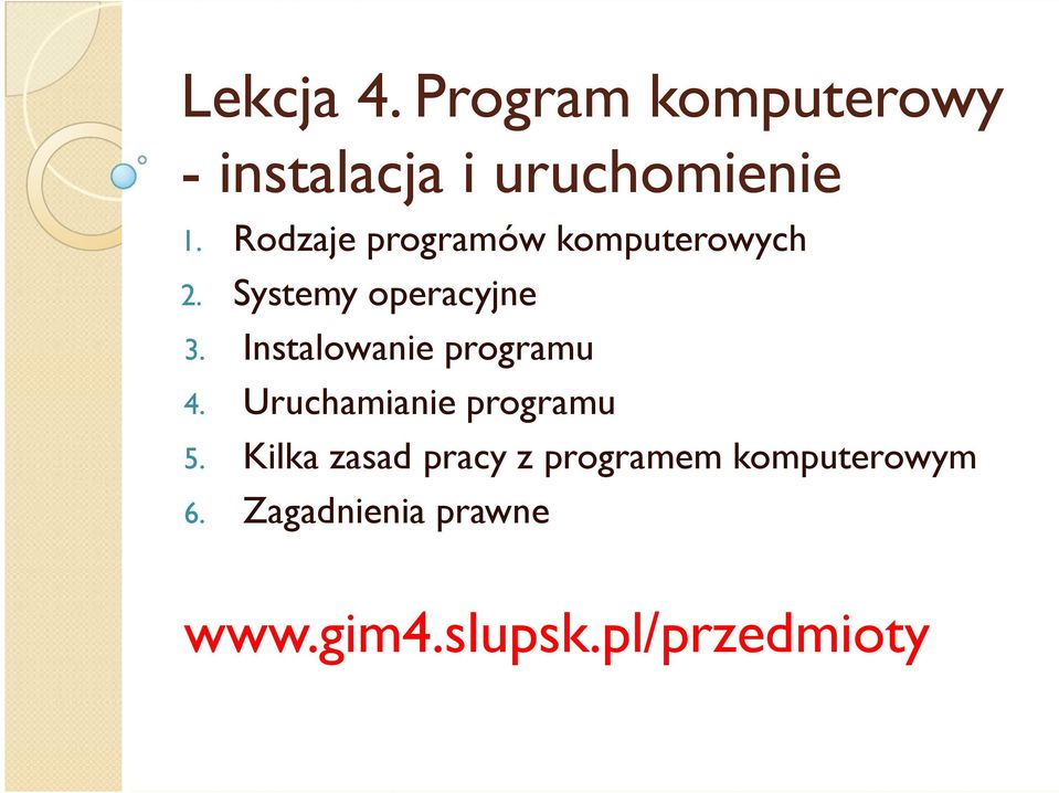 Instalowanie programu 4. Uruchamianie programu 5.