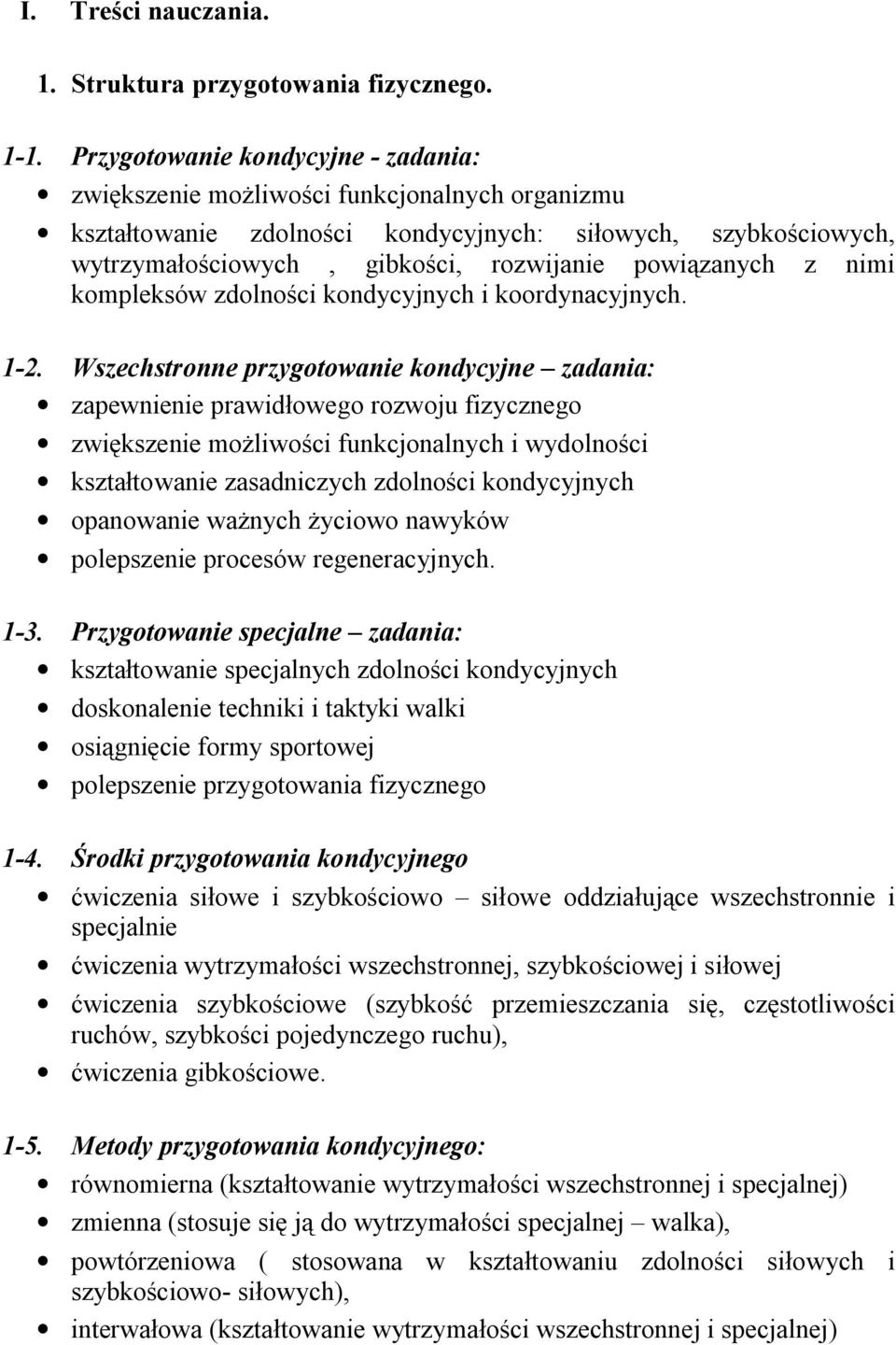 powiązanych z nimi kompleksów zdolności kondycyjnych i koordynacyjnych. 1-2.