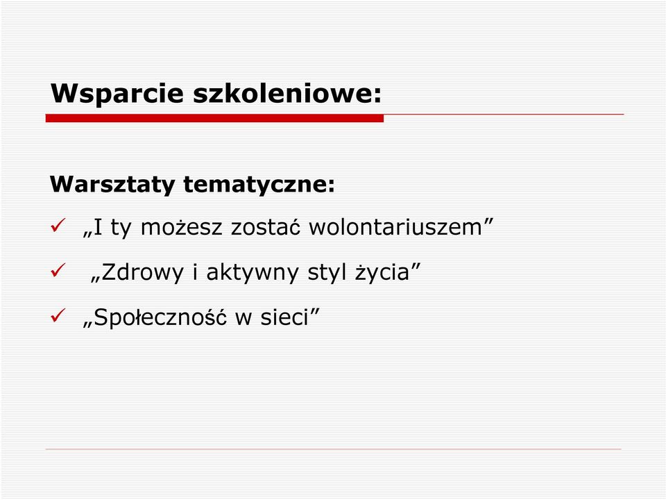 wolontariuszem Zdrowy i aktywny