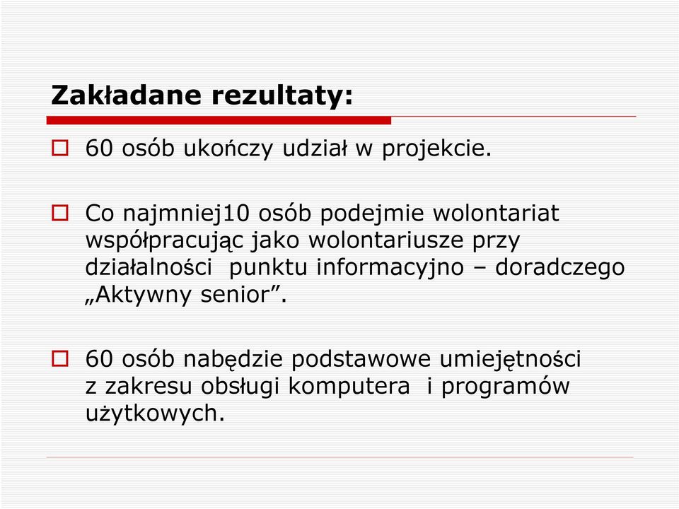 wolontariusze przy działalności punktu informacyjno doradczego Aktywny