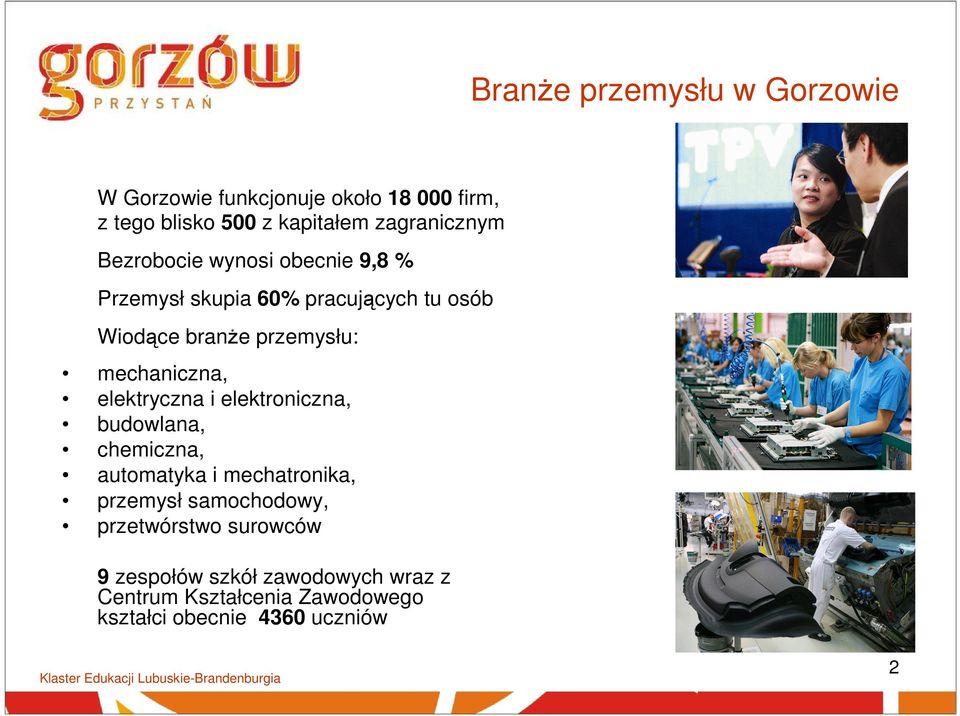 mechaniczna, elektryczna i elektroniczna, budowlana, chemiczna, automatyka i mechatronika, przemysł