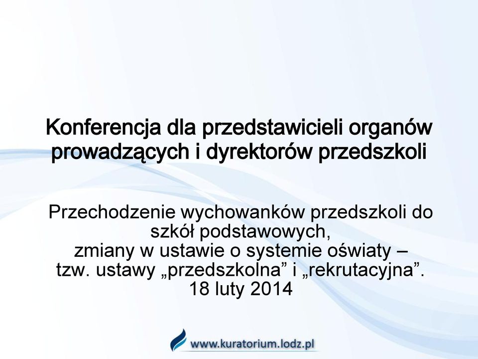 przedszkoli do szkół podstawowych, zmiany w ustawie o