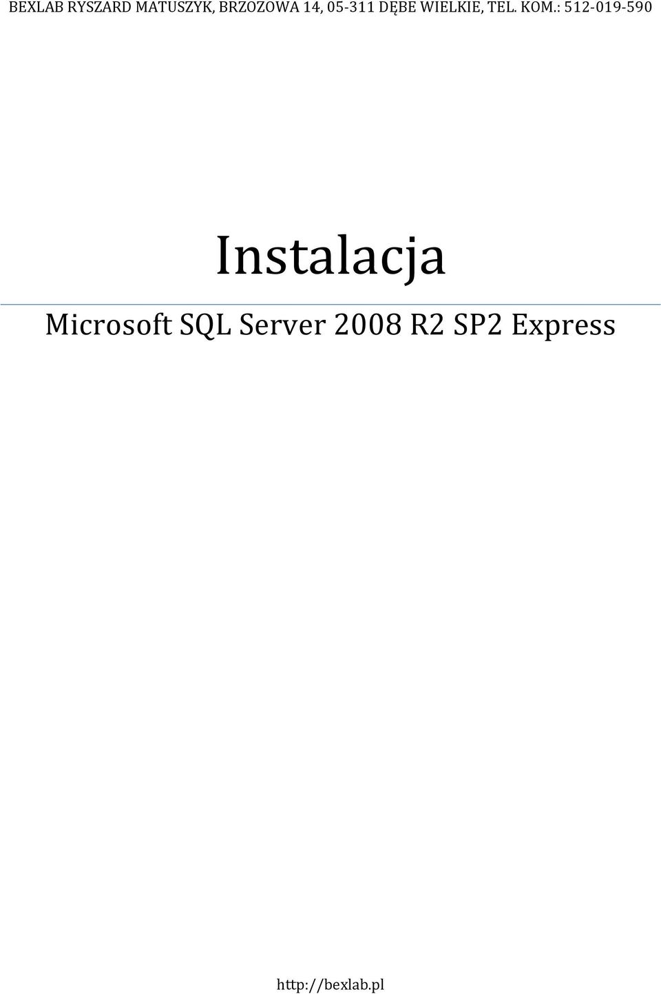 : 512-019-590 Instalacja Microsoft