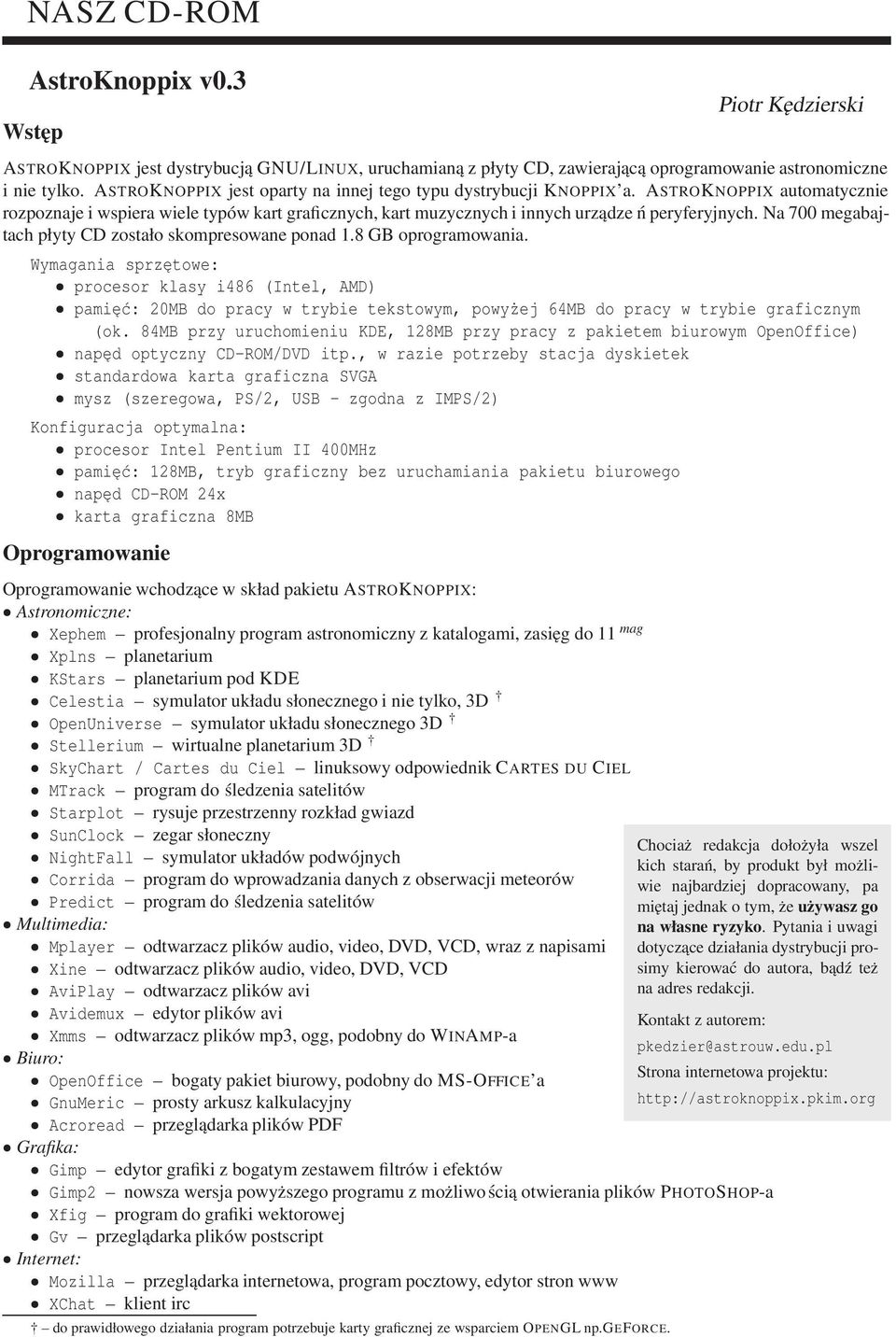 Na 700 megabajtach płyty CD zostało skompresowane ponad 1.8 GB oprogramowania.