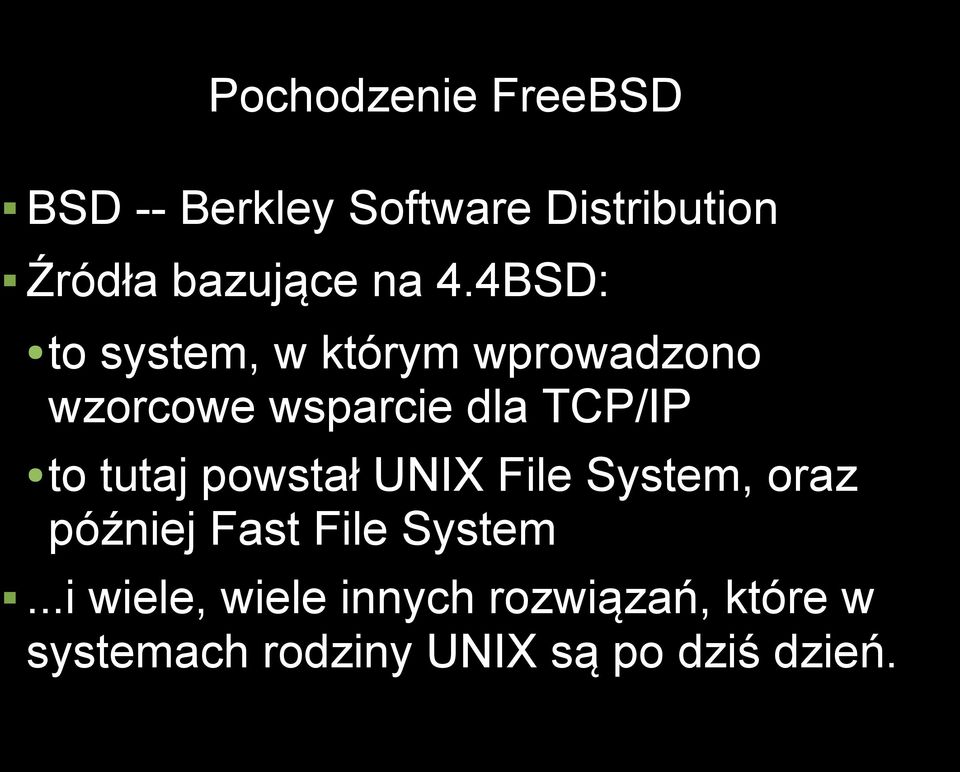 to tutaj powstał UNIX File System, oraz później Fast File System.