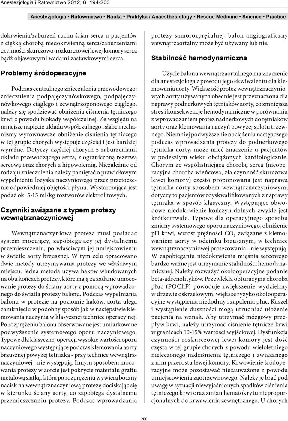 ciśnienia tętniczego krwi z powodu blokady współczulnej.