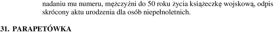 książeczkę wojskową, odpis