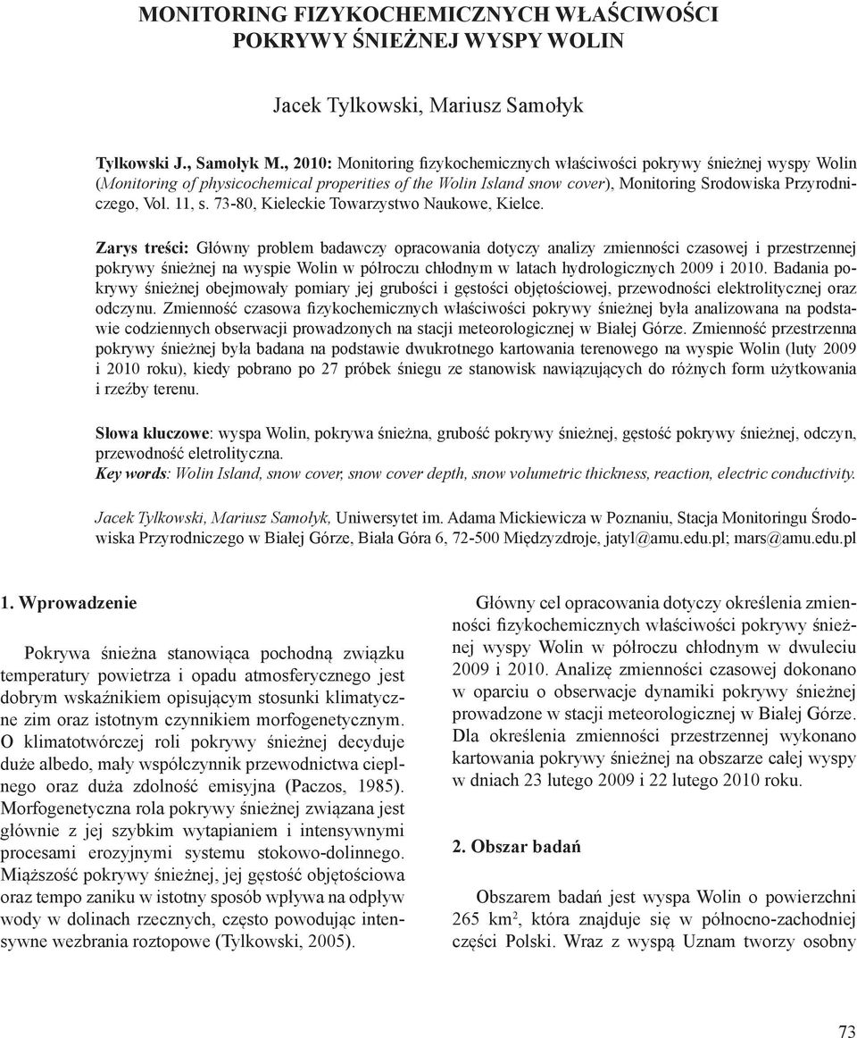 73-8, Kieleckie Towarzystwo Naukowe, Kielce.