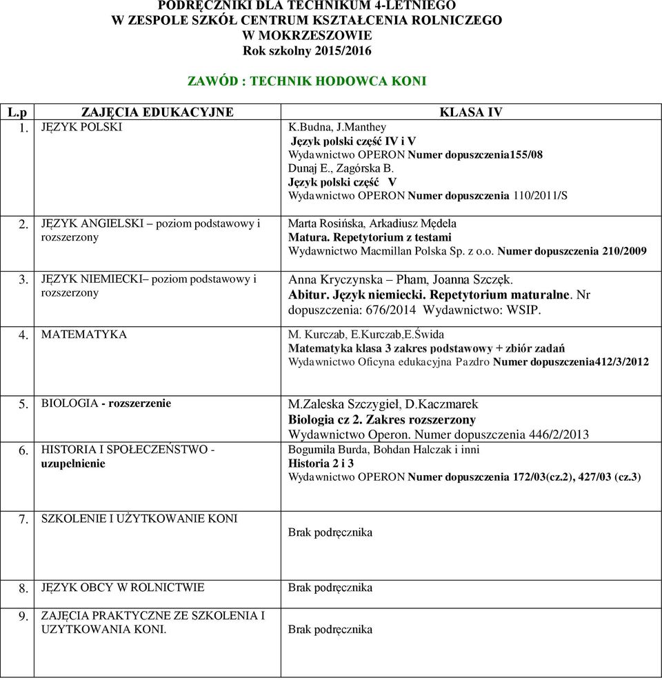 JĘZYK NIEMIECKI poziom podstawowy i Marta Rosińska, Arkadiusz Mędela Matura. Repetytorium z testami 210/2009 Anna Kryczynska Pham, Joanna Szczęk. Abitur. Język niemiecki. Repetytorium maturalne.