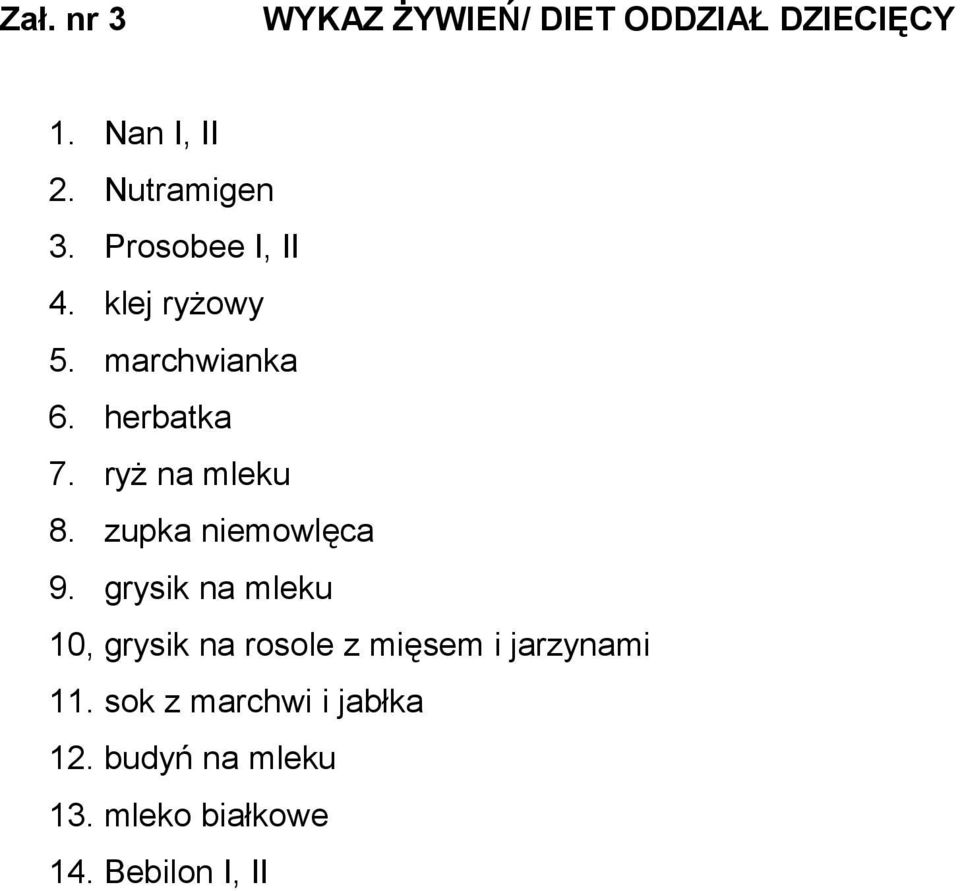 zupka niemowlęca 9.