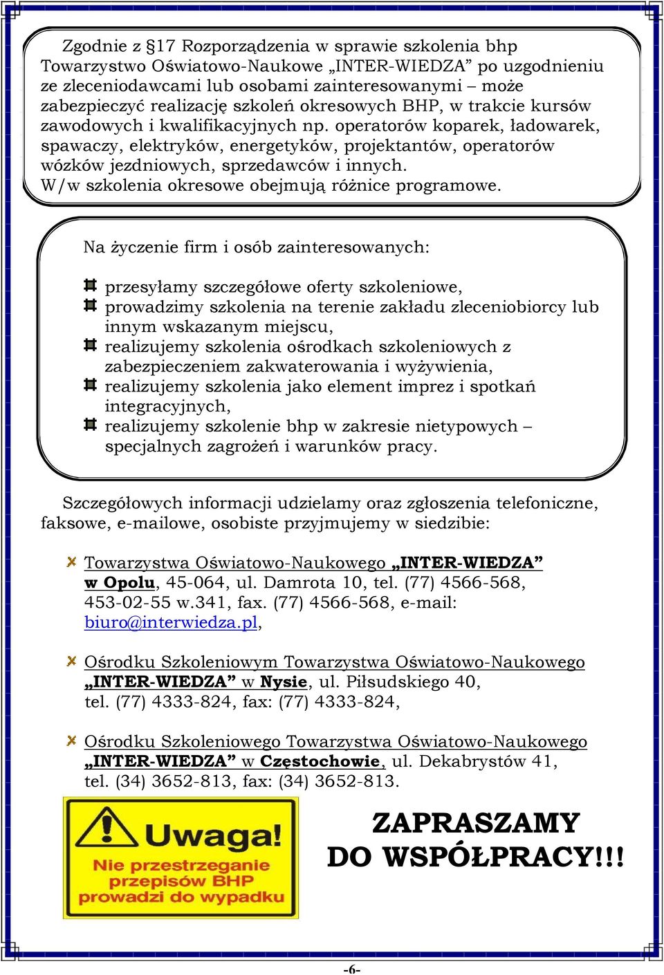 W/w okresowe obejmują różnice programowe.