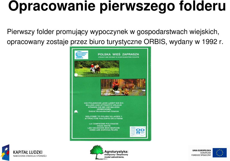 gospodarstwach wiejskich, opracowany