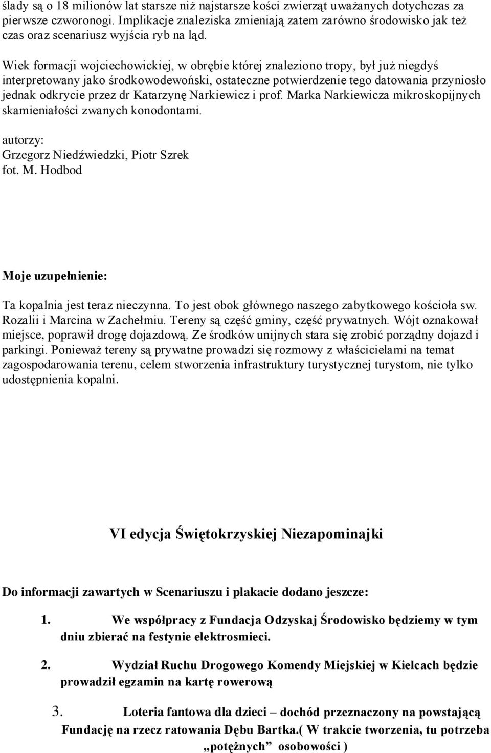 wymienić dwa główne sposoby datowania skamielin