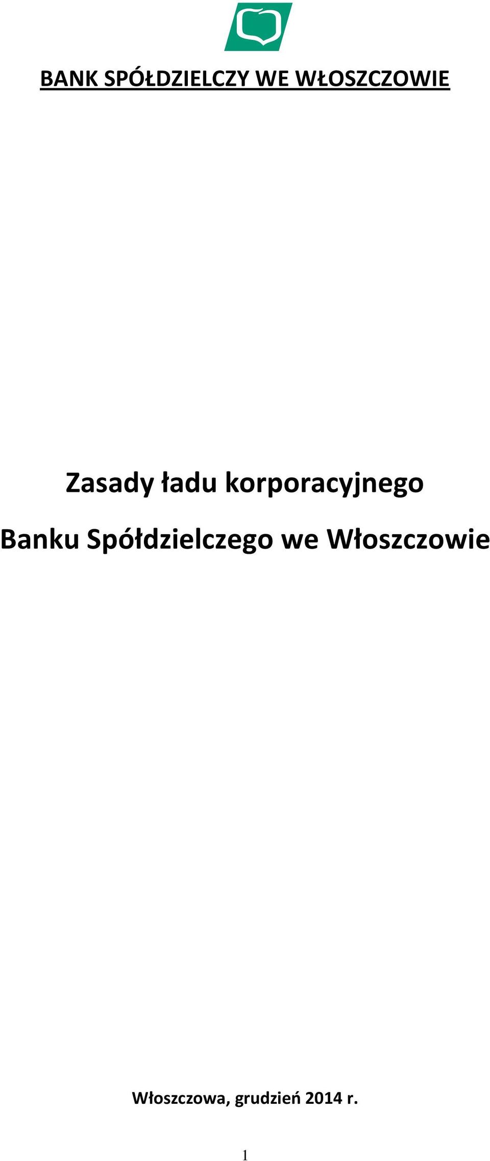 korporacyjnego Banku