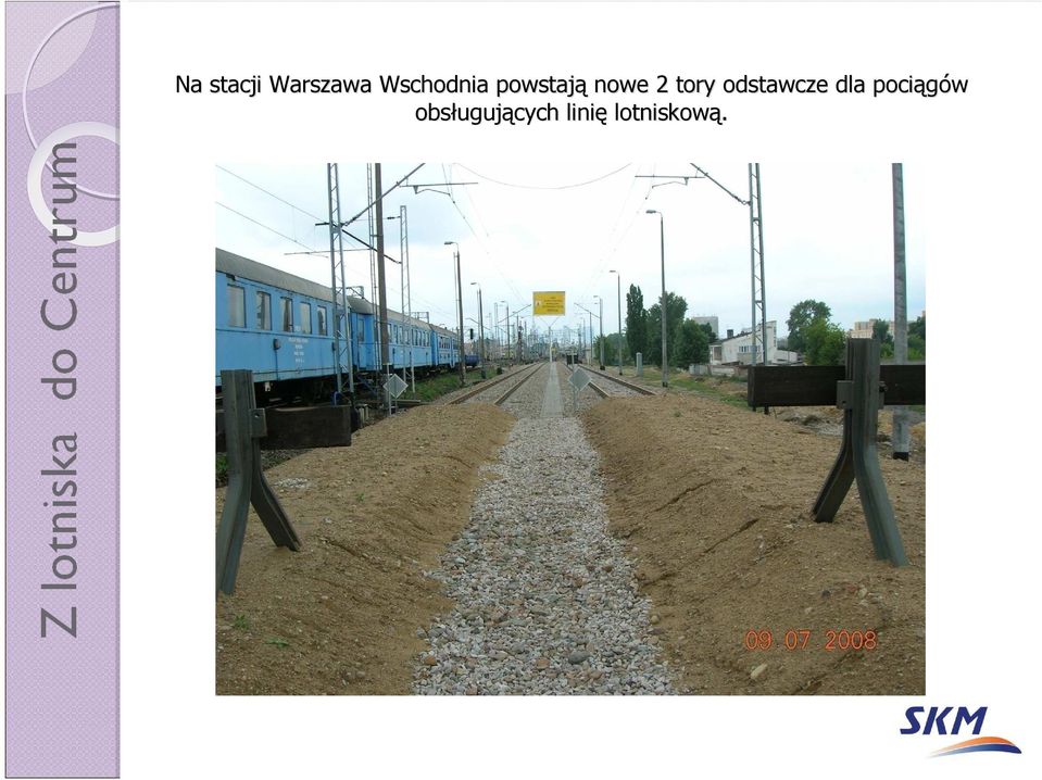 tory odstawcze dla pociągów