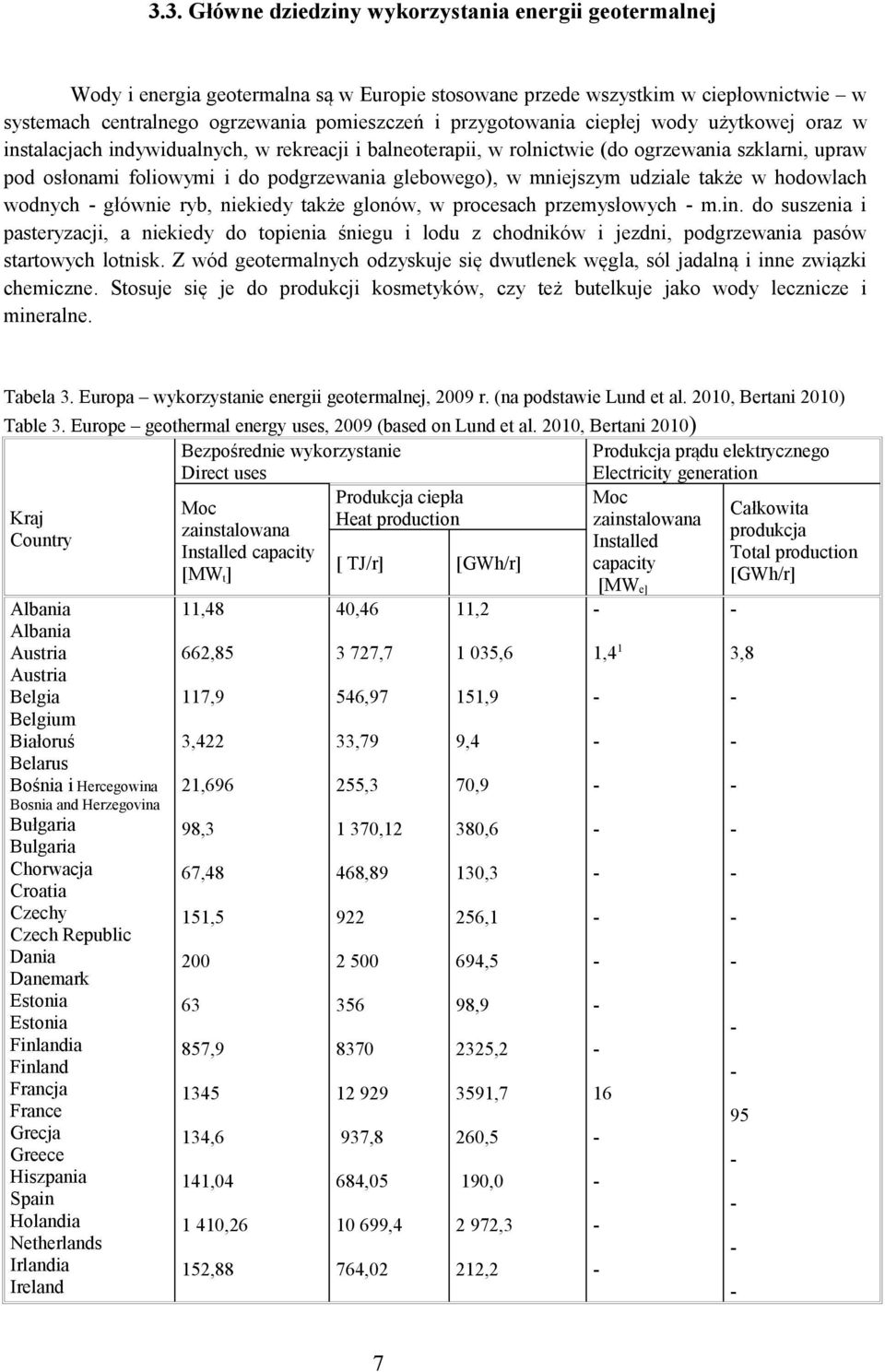 w mniejszym udziale także w hodowlach wodnych głównie ryb, niekiedy także glonów, w procesach przemysłowych m.in.