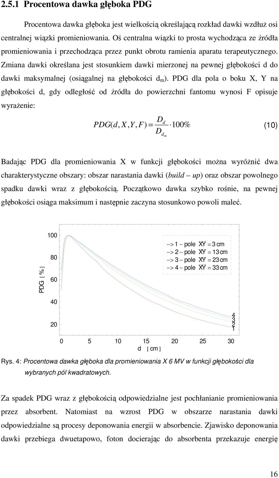 Ziana awki określana jest stosunkie awki ierzonej na pewnej głębokości o awki aksyalnej (osiągalnej na głębokości ).